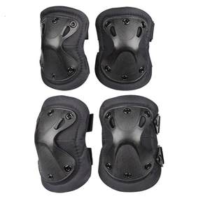 
Sports men's and women's tactical knee pads, crawling elbow pads, outdoor riding protective rock climbing equipment four-piece set