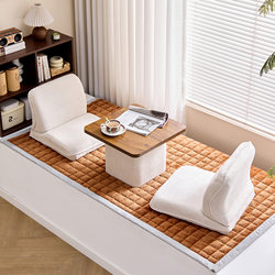 Tatami Backrest Stool for Bed, Japanese-Style Chair, Bay Window Chair, Balcony Bedroom Meditation Chair, Comfortable Low Stool, Lazy Sofa