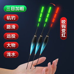 Light-Up Fishing Float for Shallow Water, Changes Color When Fish Bite, Dual-Use for Day and Night, Electronic Float for Rock Fishing, High-Brightness, Bold and Visible Fishing Float