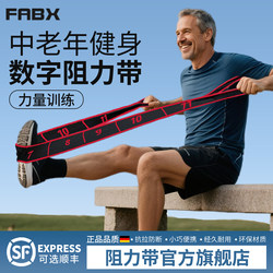 German Resistance Bands for Middle-Aged and Elderly People to Build Muscle, Digital Resistance Bands for Leg Muscle Rehabilitation Training, Ankle Stretching, Segmented Type