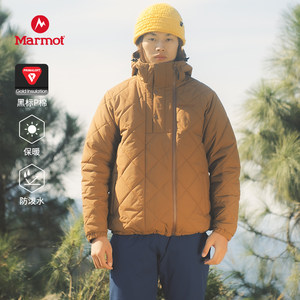 
MARMOT Marmot Men's Outdoor Warm P Cotton Water Repellent Gangkha Hooded Cotton Jacket Jacket Gangkha