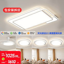 Dell Eye-Protection Ceiling Light, Stylish Main Light, Modern Minimalist Led Living Room Light, Whole House Lighting Set, Zhongshan Lighting Combination