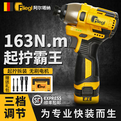   Electric Screwdriver Set, Lithium Battery Screwdriver, Multi-Functional Household Electric Drill, Rechargeable High-Torque Electric Screwdriver