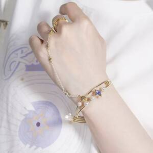 
Collapse: Star Dome Railway Robin Theme Impression Series Bracelet Ring Set Advanced Niche Unique