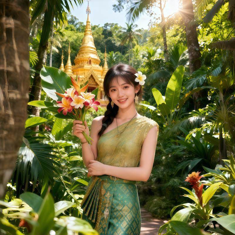 2人成团西双版纳5天4晚跟团游+星光夜市植物园泼水节云南旅游纯玩