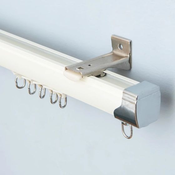 Curtain curtains and accessories rail top installed aluminum alloy track side installed nano -dispel sound sliding rail curtain guide rail
