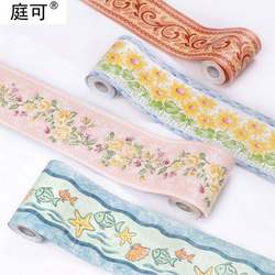 Waterproof Self-Adhesive Wallpaper Self-Adhesive Bedroom Cozy Living Room Wallpaper Background Wall Dormitory Old Newspaper Wall Stickers Decals