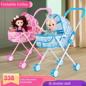 Bardoll toy girl princess stroller set x-dress simulation doll talking dress-up doll 2025 new