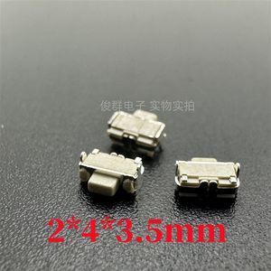 
High-quality 2*4*3.5 Side press bracket high-covered foot without fixed column Touch switch button MP3 Accessories MP4