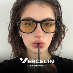 Retro Cat-Eye Brown Sunglasses for Women 2025 New Style High-End Slimming Look for Big Faces, Anti-Uv, Square and Round Faces, Myopia