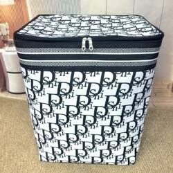 Household Zipper Storage Box for Clothes, Quilts, Toys, Wardrobe Storage, Dormitory Moving, Clothes Canvas Storage Bag