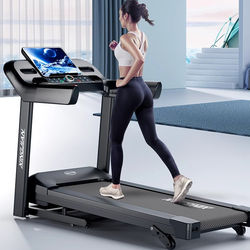 Lifefitness Treadmill for Home Use, Foldable Indoor Gym-Specific Silent Small Exercise Fitness Equipment