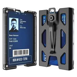 Aluminum Alloy Work Id Card, Badge, Id Card Holder, Metal Card Holder, Credit Card Holder, Work Badge