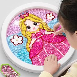 Children's Diamond Stickers DIY Crystal Mosaic Art Girl's Toy for Girls to Make 2025 New Model