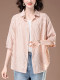 Xin Zi Teng Cubic Sleeve Shirt Women's Striped Top Middle-aged Mom's New 2025 Beautiful Small Shirt Women's Summer Shirt