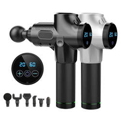 Fascial Gun Brushless Smart Touch Screen Massage Gun Muscle Relaxation