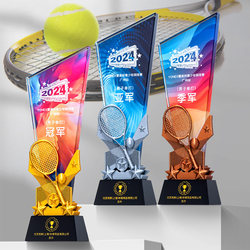 High-End Tennis Competition Trophy Grand Slam Ace King Crystal Cup Men's and Women's Singles and Doubles Team Sports Competition Awards