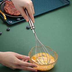 304 stainless steel egg beater baking tools commercial household manual mixing stick handheld egg mixer egg beater
