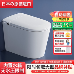 Small-Sized Smart Toilet, Fully Automatic Flip-Top Integrated Type, No Water Pressure Limit, Instant Heating, Household Electric Toilet