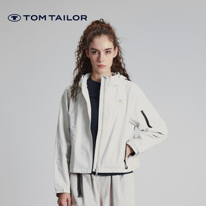 
TOM TAILOR autumn women's waterproof windbreaker outdoor wear-resistant breathable jacket women's single-layer windproof jacket