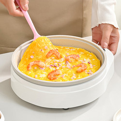 Jonys Electric Skillet for Steak, Small Electric Frying Pan for Breakfast Steak, Plug-In Electric Frying Pan for Eggs, Special Breakfast Pan