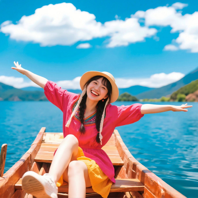 【2-8人小团住4钻】丽江大理香格里拉泸沽湖9天8晚跟团纯玩含机票