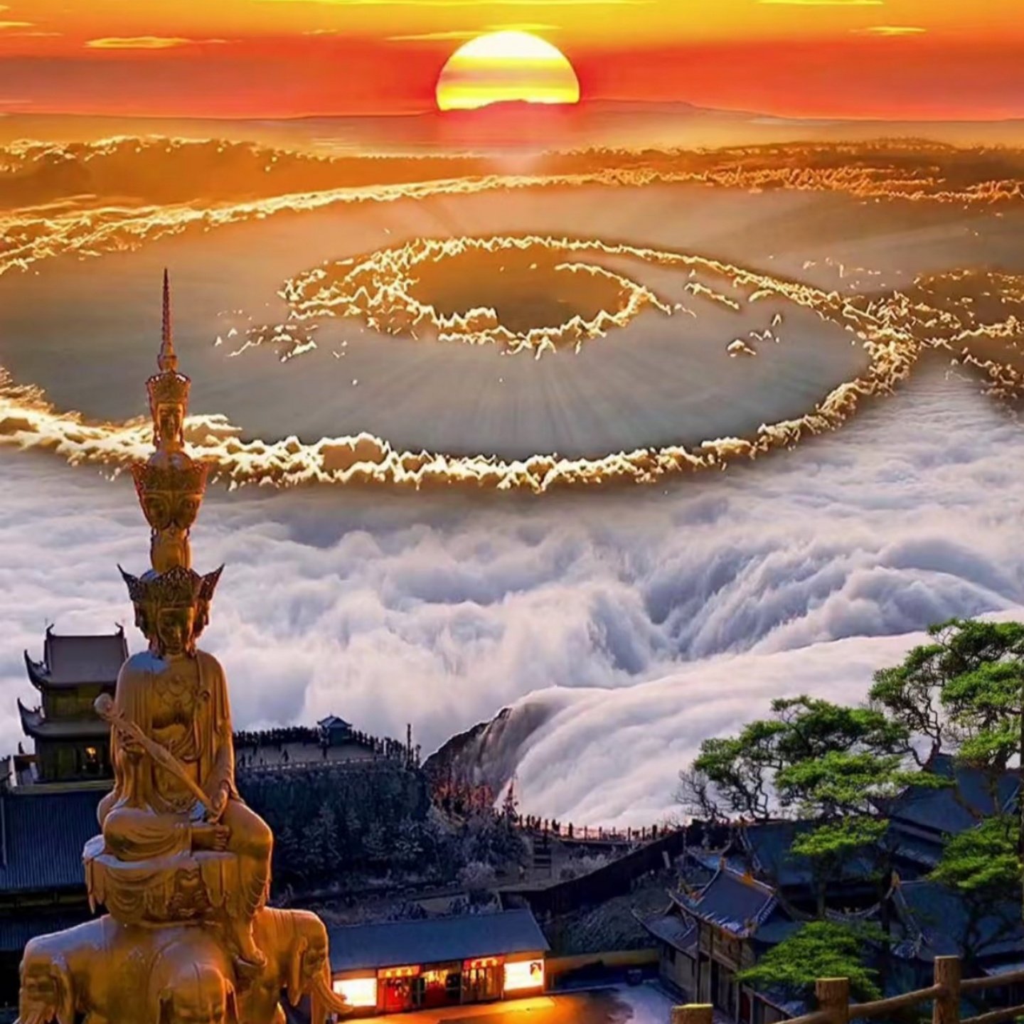 四川成都5天4晚跟团游峨眉山金顶乐山大佛三星堆博物馆熊猫基地