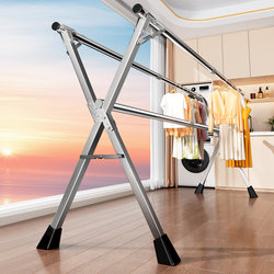 Jiabanshou Foldable Clothes Drying Rack for Home Use, Thickened and Reinforced, Balcony and Bedroom Drying Rack for Quilts and Clothes