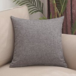 Xinjiang Free Shipping Linen Nordic Style Solid Color Sofa Throw Pillow for Home Use 55cm Headboard Backrest Car Lumbar Pillow Office Cushion