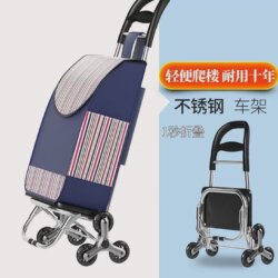 Purchase Products Stair Climbing Shopping Trolley for Seniors, Light Household Cargo, Portable Shopping Cart,
