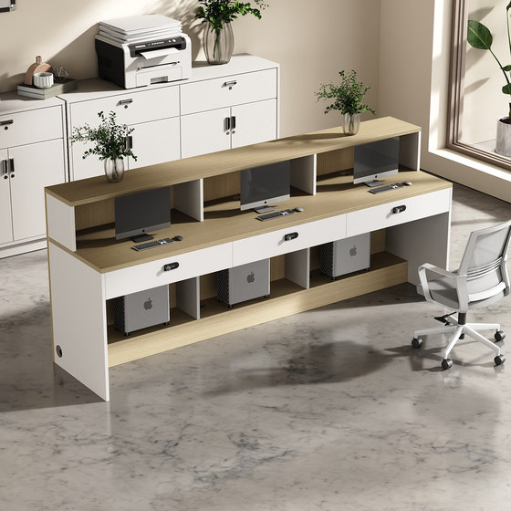 
Staff desk desk staff desk and chair combination 4 6-person booth simple modern office financial desk furniture