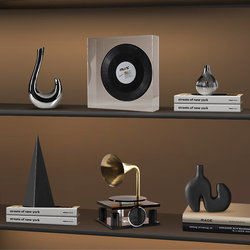 Living Room High-End Niche Model Home Decorations, Model Home Soft Furnishings, Art Decorations, Wine Cabinet Decorations