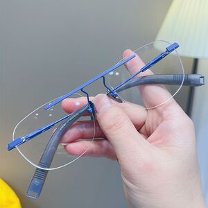 
Jian Dan's new product, versatile, ultra-light, single-beam glasses frame for men and women, retro fashionable and personalized titanium frame, anti-blue light and myopia
