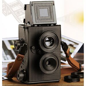 Adult's scientific dual -anti -camera 3rd generation handmade DIY assembly and assembly 135 film fool camera gift