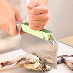 Silicone Knife Back Protector Kitchen Tool for Cutting Vegetables, Protecting Hands, Chopping Bones, Saving Effort, Not Hurting Hands, Kitchen Gadget