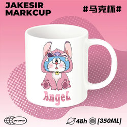 Doraemon Blue Fatty Ceramic Mug Breakfast Spoon Couple Coffee Tea Cup Office Water Cup Gift