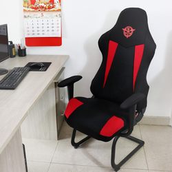 Home Internet Cafe Boss Computer Gaming Competitive Seat Backrest Armrest Cover Thickened Elastic Color-Blocking Gaming Chair Cover