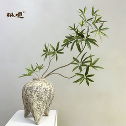 Peacock Wood Artificial Green Plants, Artificial Trees, Simulated Trees for Living Room Indoor High-End Light Luxury Landscaping, Plant Landscape Decoration Tree Ornaments