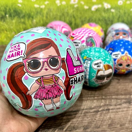 
Cute and cute children's home, free shipping, amazing n-child dolls, demolition ball, fireworks effect, blind box, girls' happy children's toys, multiple choices