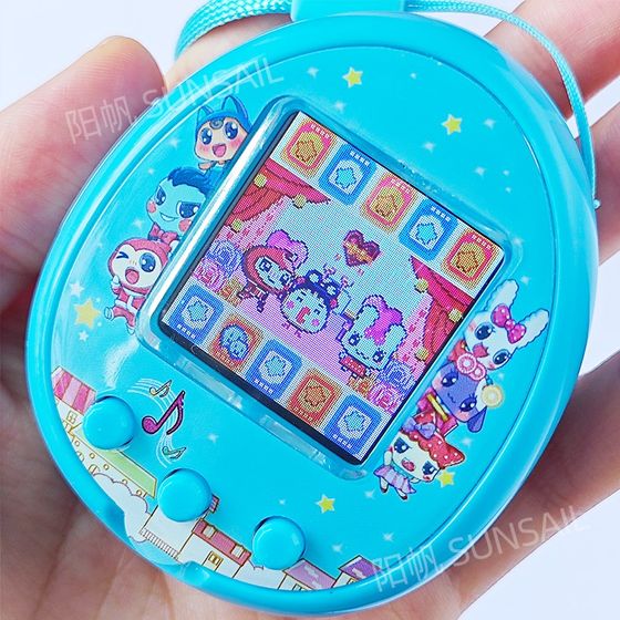 Pet gaming machine girl pet eggs electronic smart toy pet feed girls electronic pet blue
