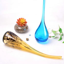 New colored glass vase ornaments European style living room table decoration vase craft gift ornaments