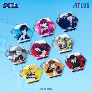 
SEGA Persona Reload ultra-thick acrylic pendant ATLUS game peripheral PR official