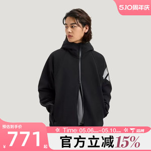 
Tabo adidas Adidas men's all-match comfortable hooded sports training fitness jacket coat KG0739