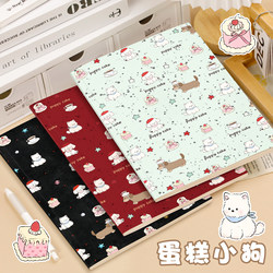 Cake Puppy Notebook High-Quality Glue-Bound Complete Set of Notebooks Simple ins Thickened Student Exam Preparation Affordable B5 Lined Notebook Original Healing Style College Student A5 Study Diary