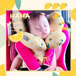 Children's car safety seat head fixed car neck pillow newborn U-shaped pillow crib stroller headrest