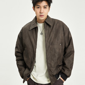 
American retro trendy brand workwear cotton clothes for men and women same style autumn and winter new loose casual versatile couple wear jacket trend