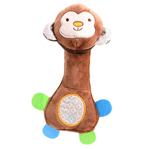 
Cute pet cat Pomeranian small dog puppy teeth grinding interactive boredom and sound plush puppy toy