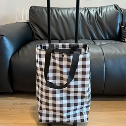 Trolley for Picking up Packages, Grocery Shopping, Small Cart for Shopping, Supermarket Trolley, Foldable, Portable, Lightweight for the Elderly, Stair-Climbing, Large Capacity