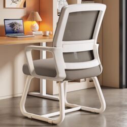 Computer Chair with Backrest, Comfortable for Long Sitting, Office Chair, Study Desk Chair for College Students, Comfortable Writing Chair, Home Stool