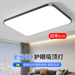 New Led Ceiling Lamp Thick Aluminum Room Bedroom Lamp Master Living Room Lamp Rectangular Hall Lamp Zhongshan Lamps